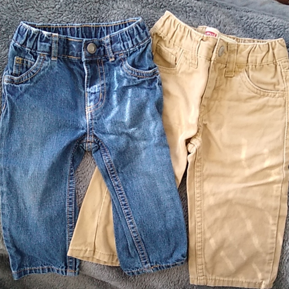 Jeans and khakis sold together